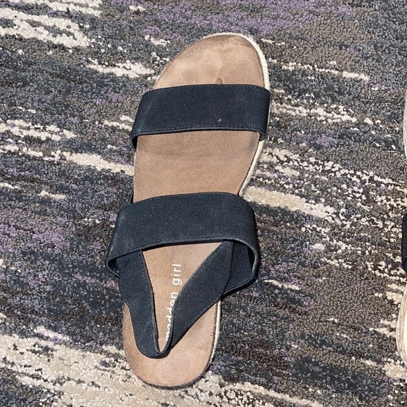 Black platform sandals - Picture 3 of 4